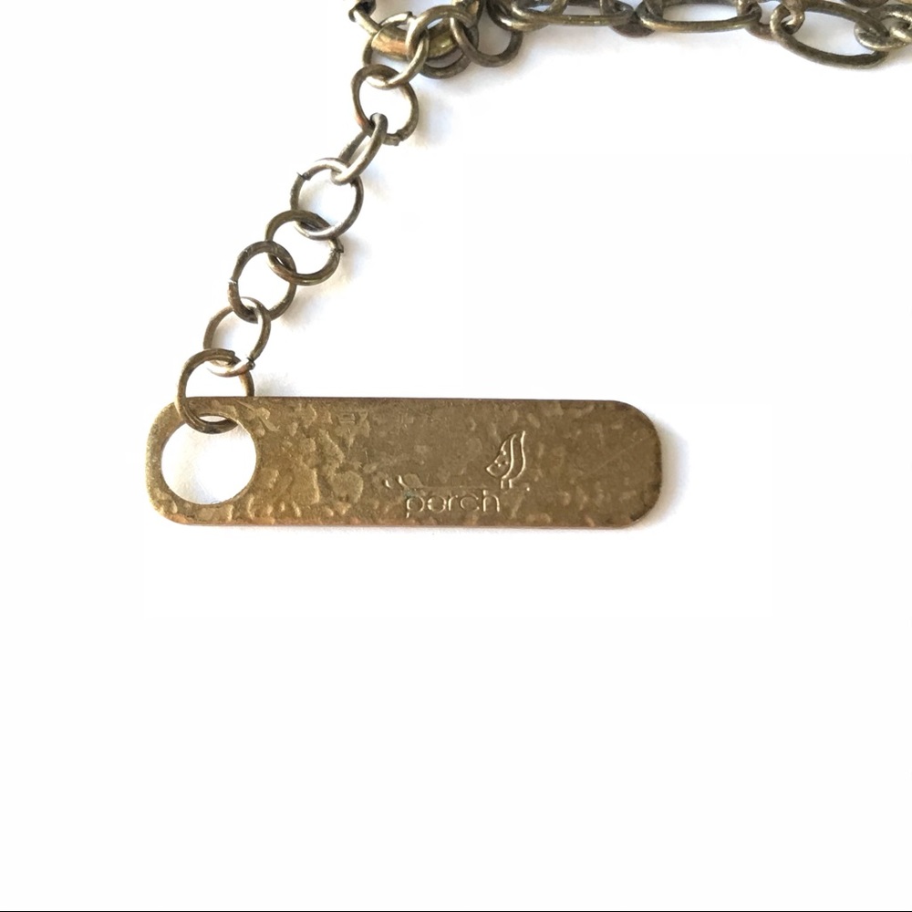 Perch Owl Tree Branch Necklace Bronze Tone - Picture 3 of 6